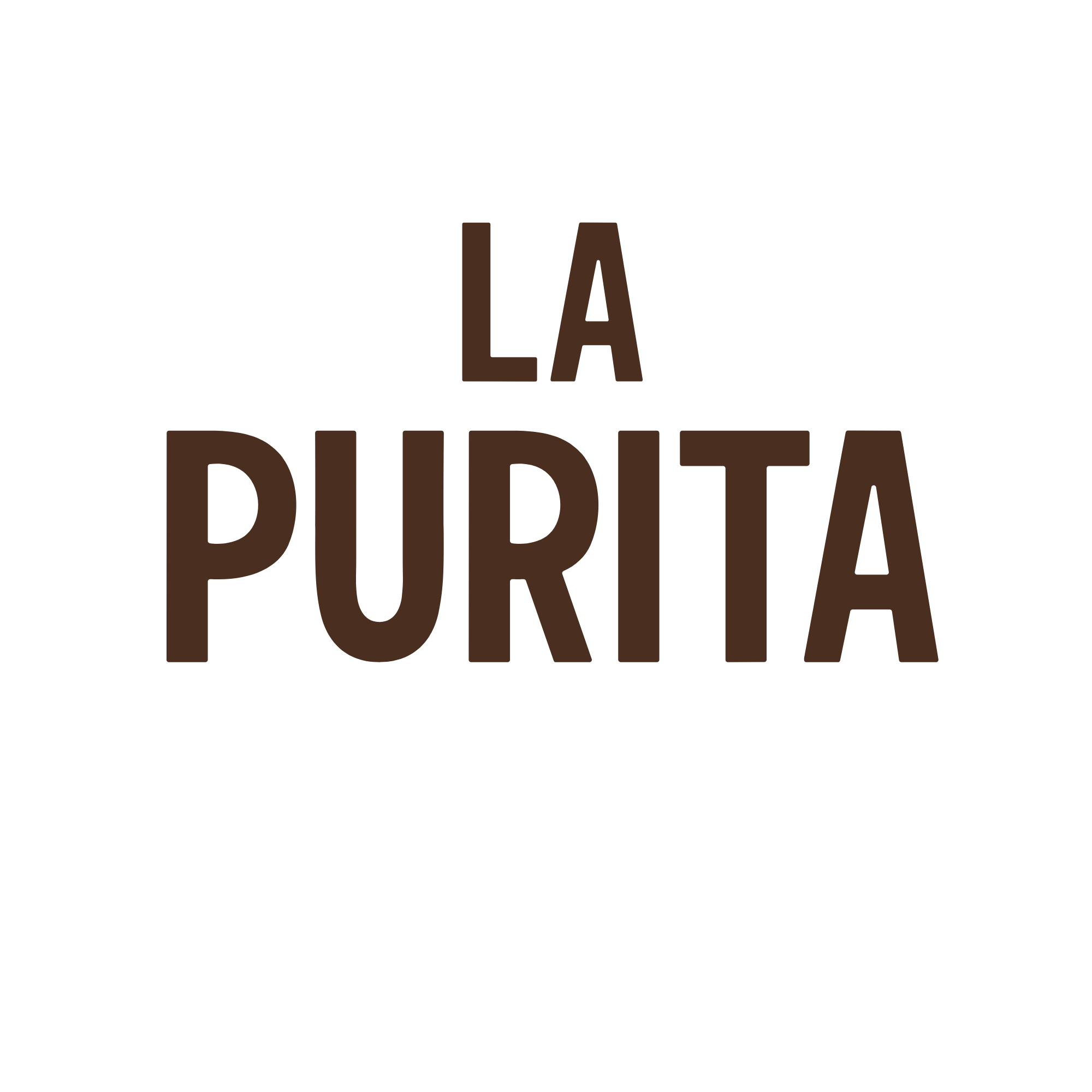 LA PURITA - LOGO BLANCO